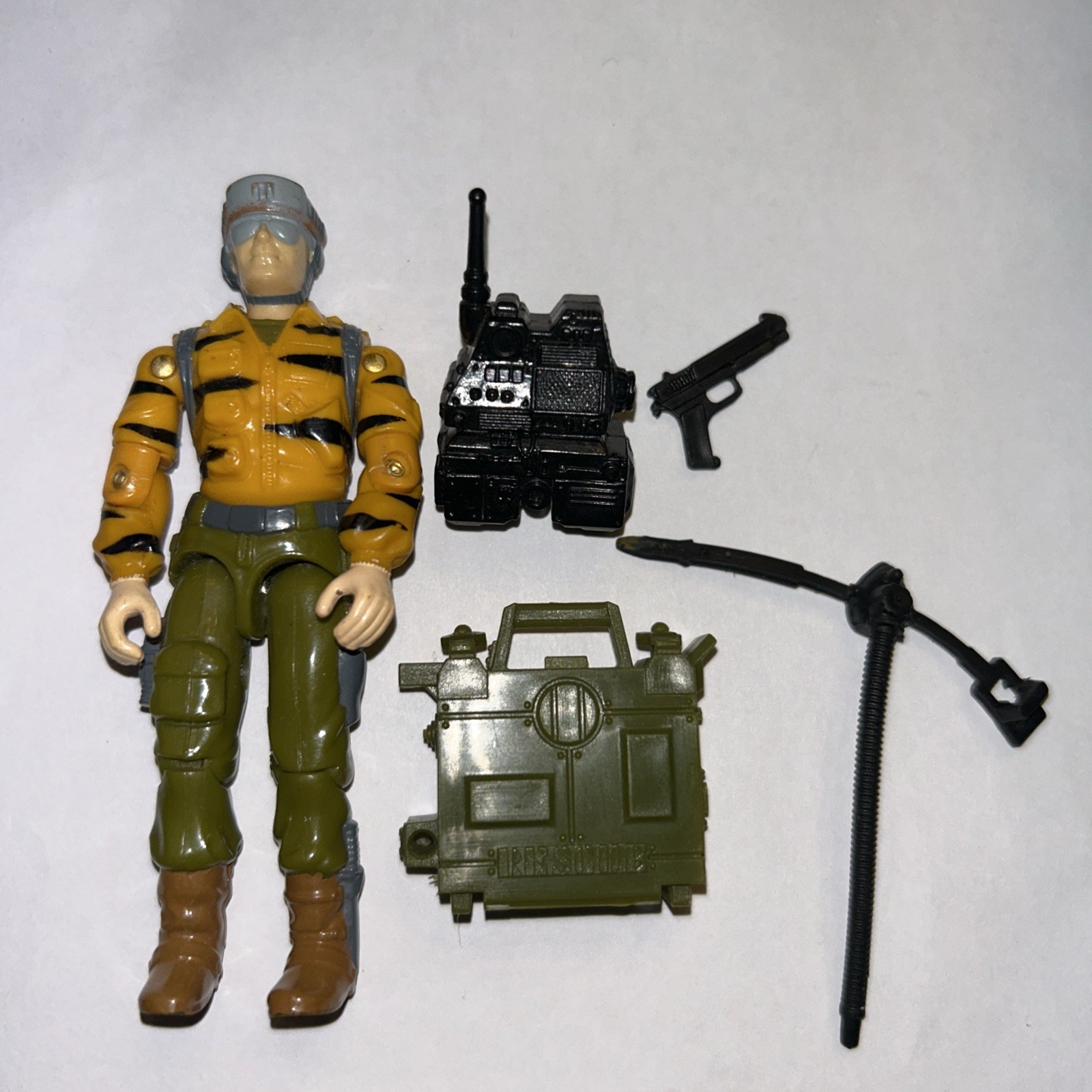 Vintage 1988 Hasbro G.I. Joe LIFELINE V2 Tiger Force 3.75” Action Figure PC3