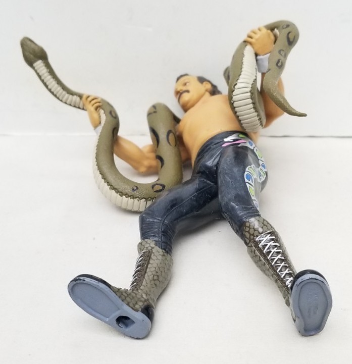 Incomplete Jakks 7.50″ WWE Unmatched Fury “Jake “The Snake” Roberts” Figure READ