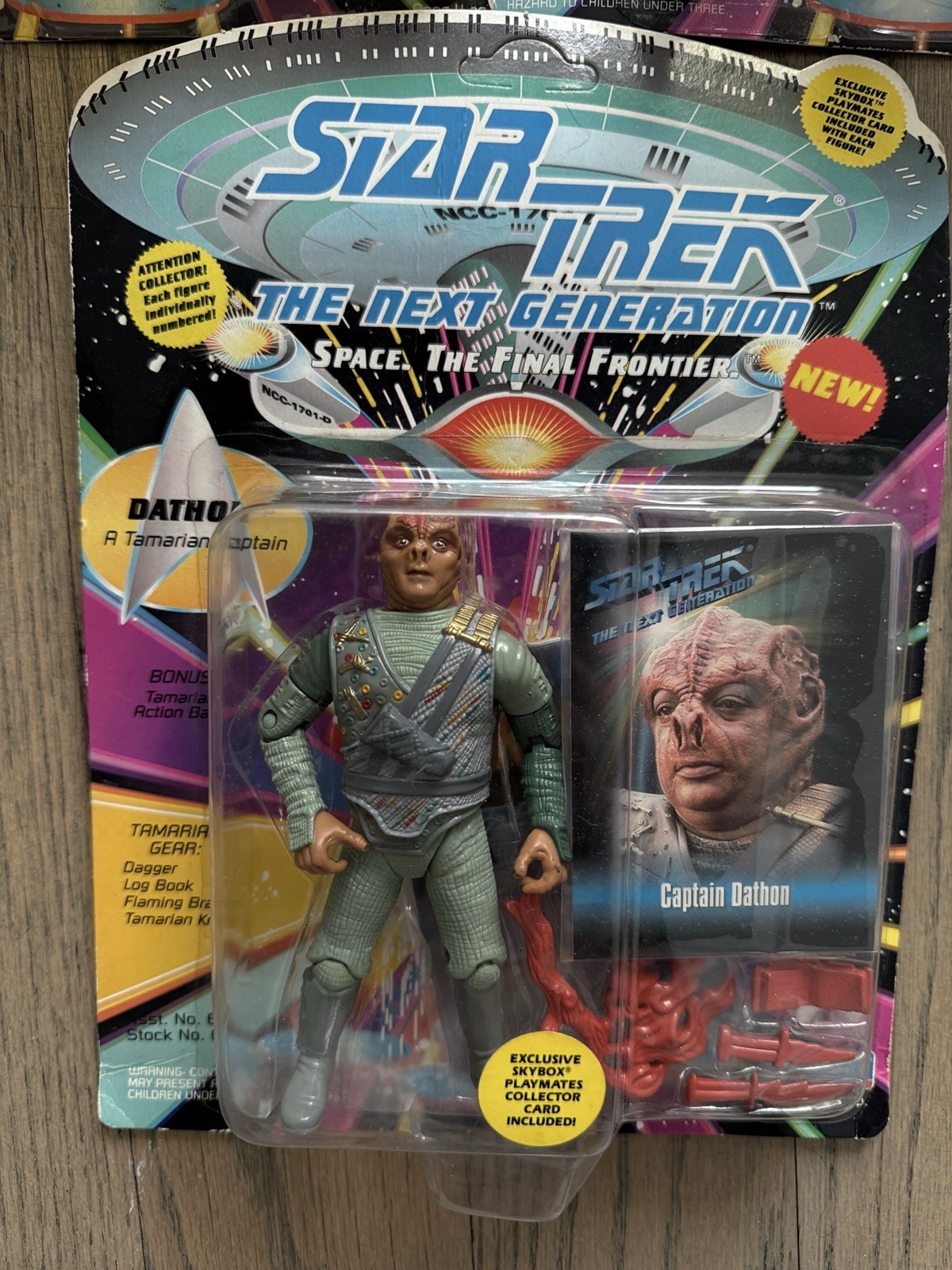 1993 Star Trek The Next Generation Playmates Action Figures, Lot of 13 MOC