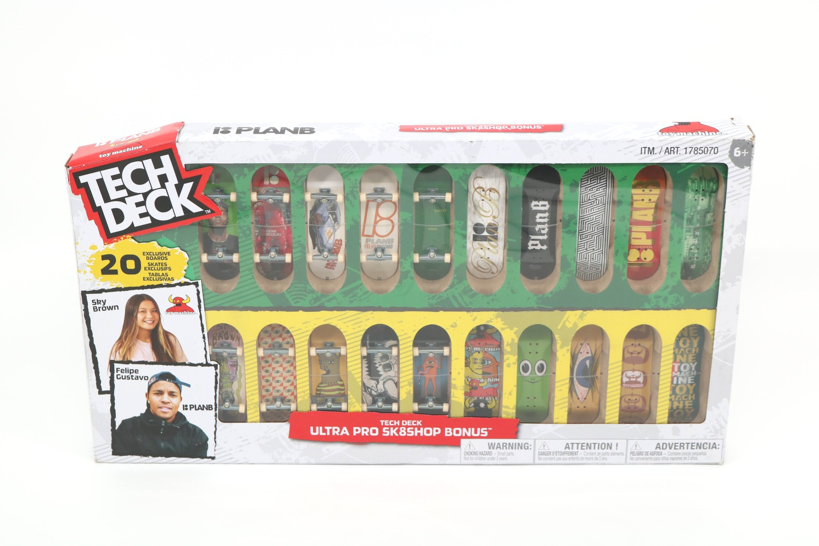 Tech Deck PlanB Tupac Toy Machine Ultra Pro Sk8Shop Bonus 20 Fingerboards