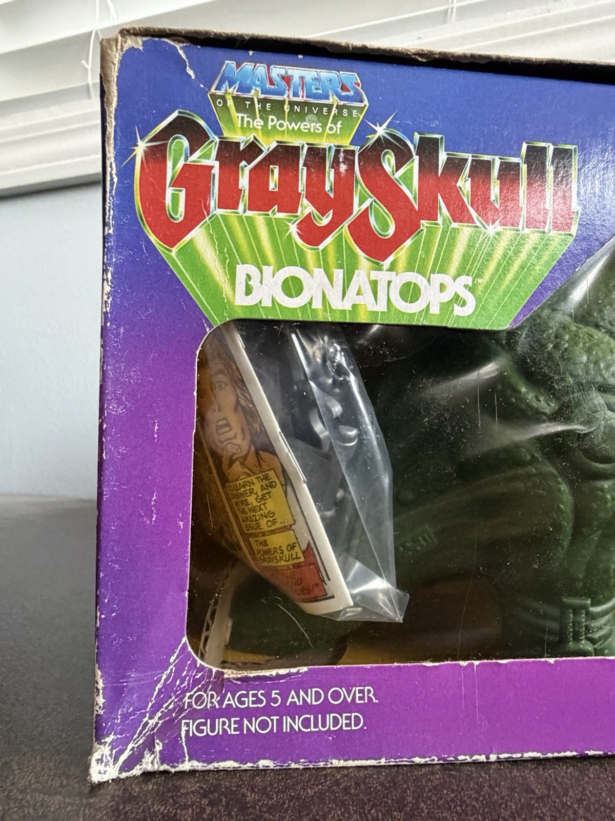 MASTERS OF THE UNIVERSE BIONATOPS DINOSAUR TRICERATOPS 1986 GRAYSKULL VTG NIB
