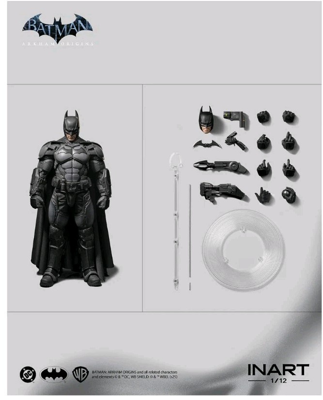 INART Batman Arkham Origins 1/12 Scale “NEW – US SELLER & I SHIP DAILY”
