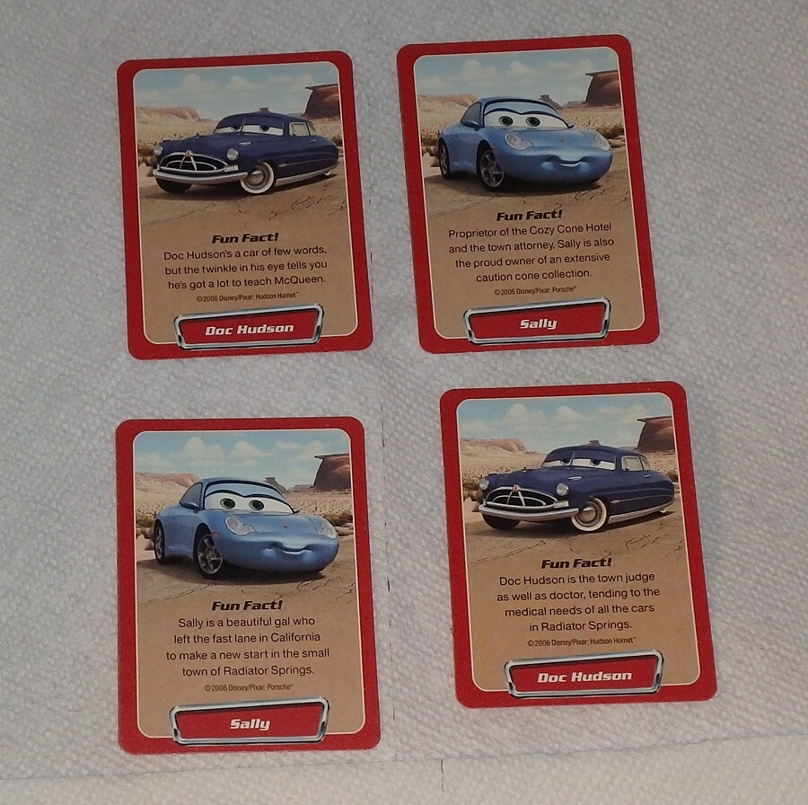 DISNEY PIXAR CARS 2006 FUN PACK 20 TRADING CARDS FACTORY SEALED MATCH GAME