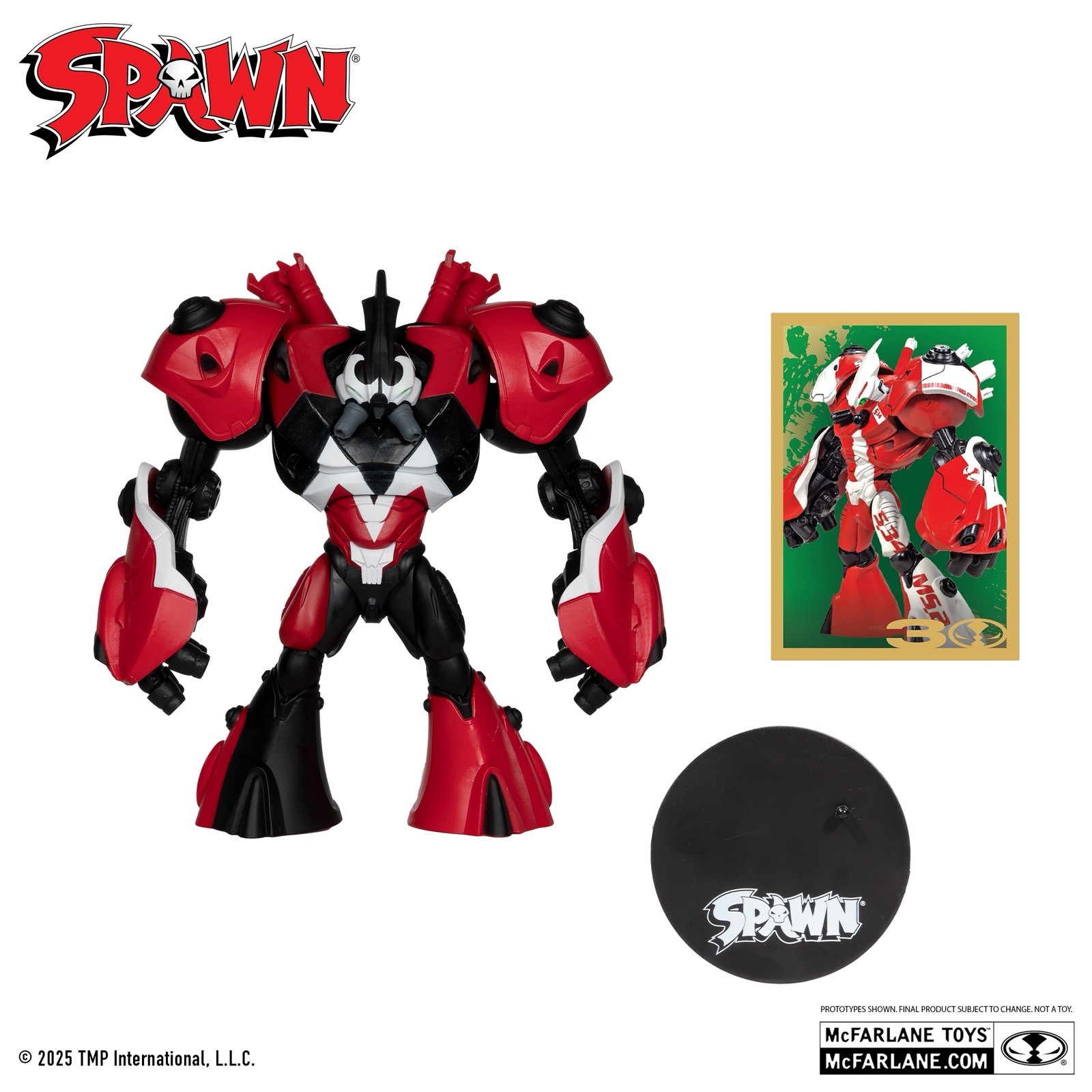 Spawn 7″ Robot Wars Platinum Edition 30th Anniversary McFarlane Image Comics