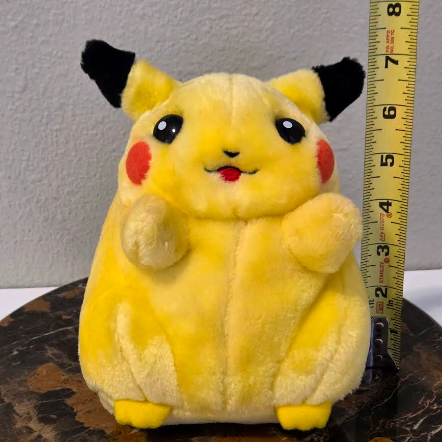 Electronic PIKACHU I Choose You Plush w/Light-Up Cheeks Moving Ears Mouth TESTED