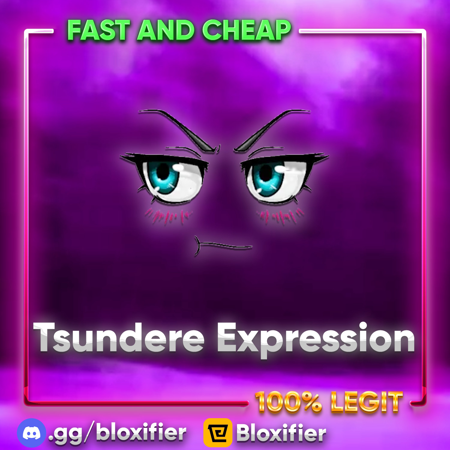 🌟 Tsundere Expression 🌟 | ROBLOX Toy Code | Digital Virtual Item | SENT FAST ⚡