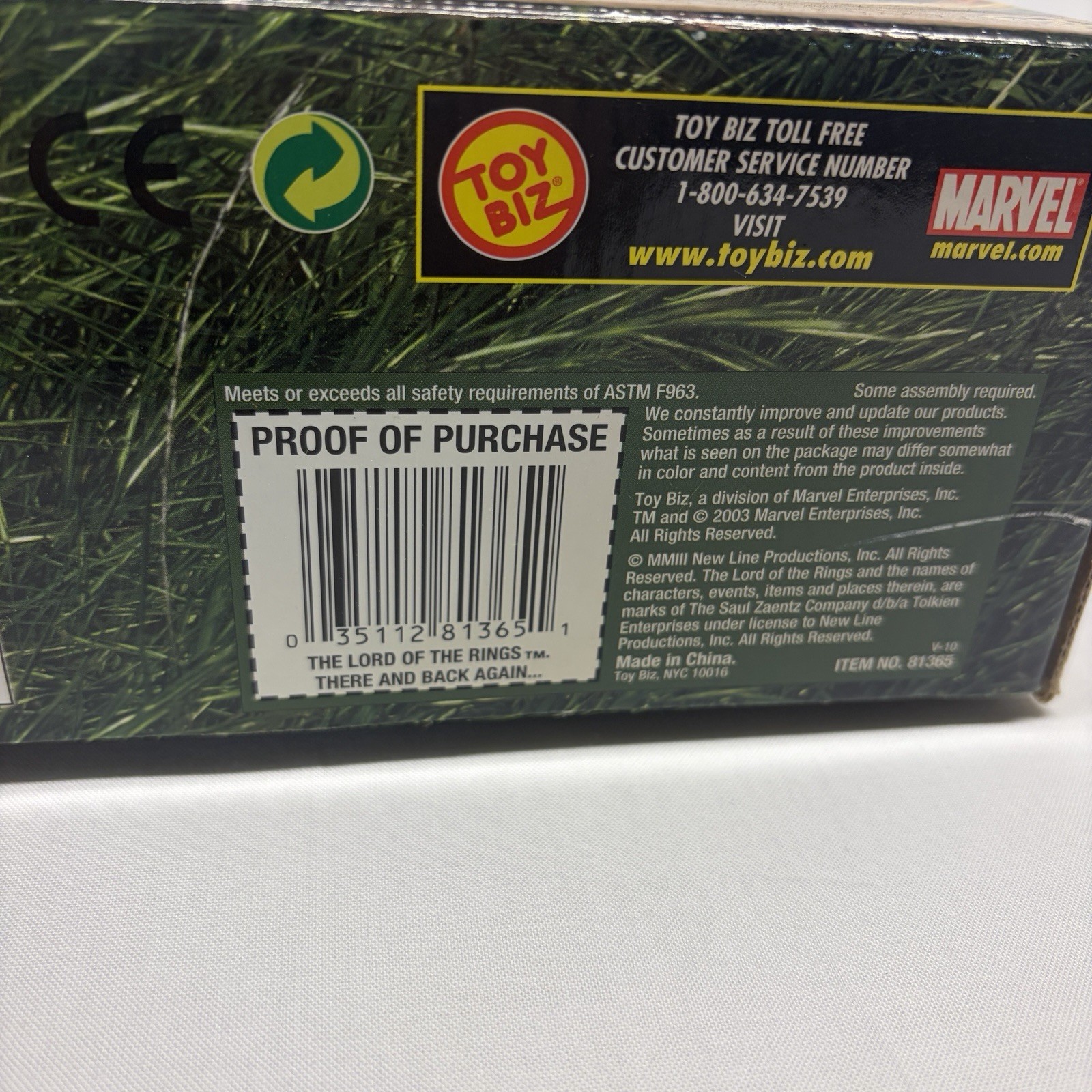 Lord of the Rings There and Back Again 5-Pack Hobbit Figure Set 81365 ToyBiz NIB