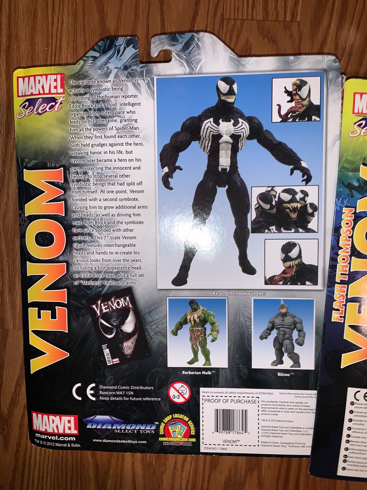 Marvel Select Disney Store Venom Qty: 2 No Returns Accepted