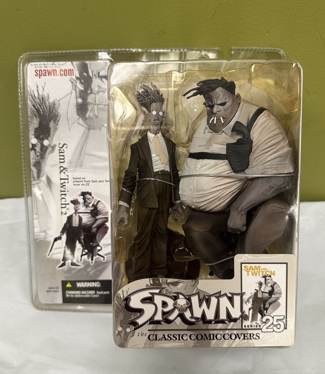 Spawn Classic Comic Covers Series Sam And Twitch 2 Action Figures McFarlane Toys