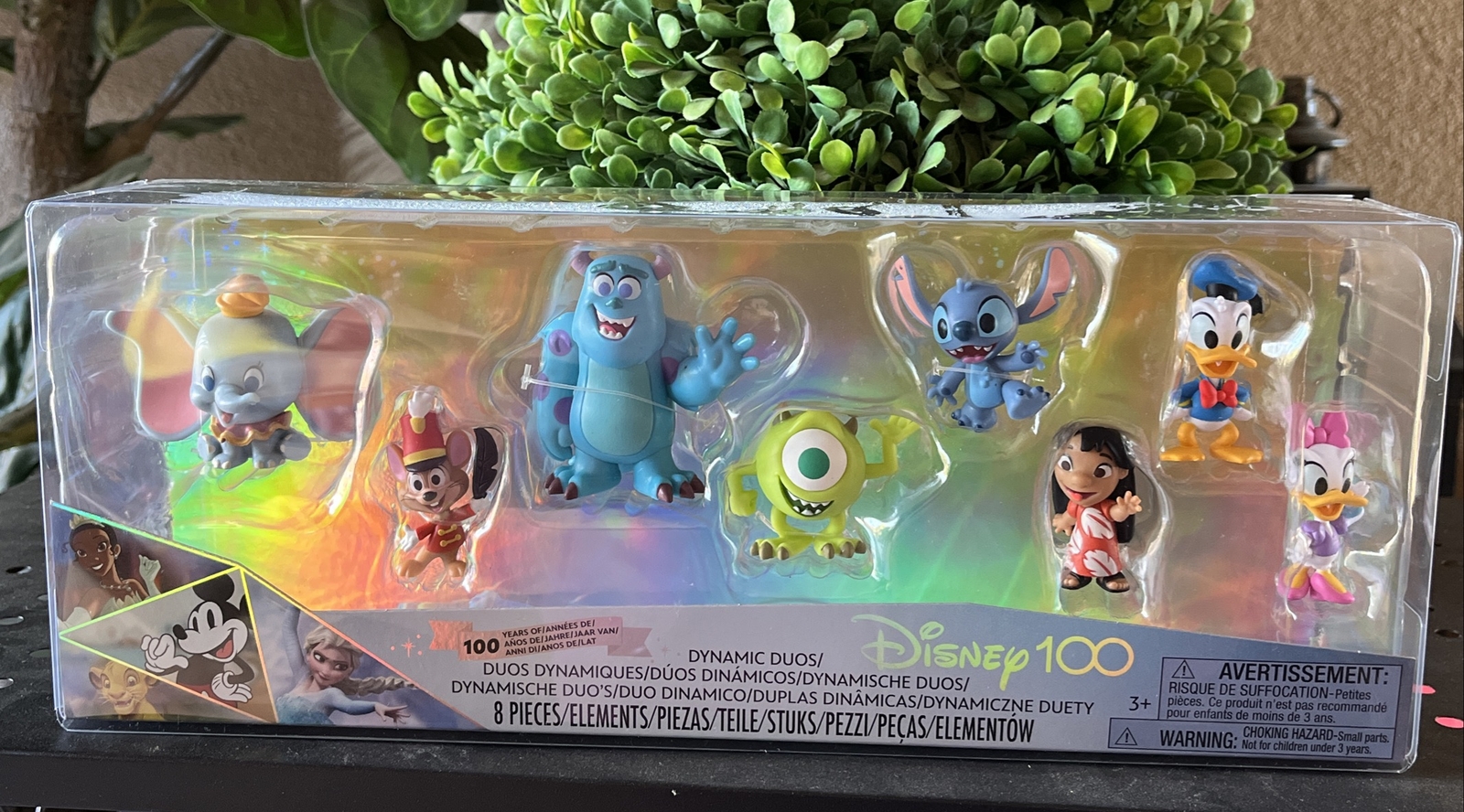 Disney 100 Years Dynamic Duos Collector Character Figure Set Limited Edition 8pc