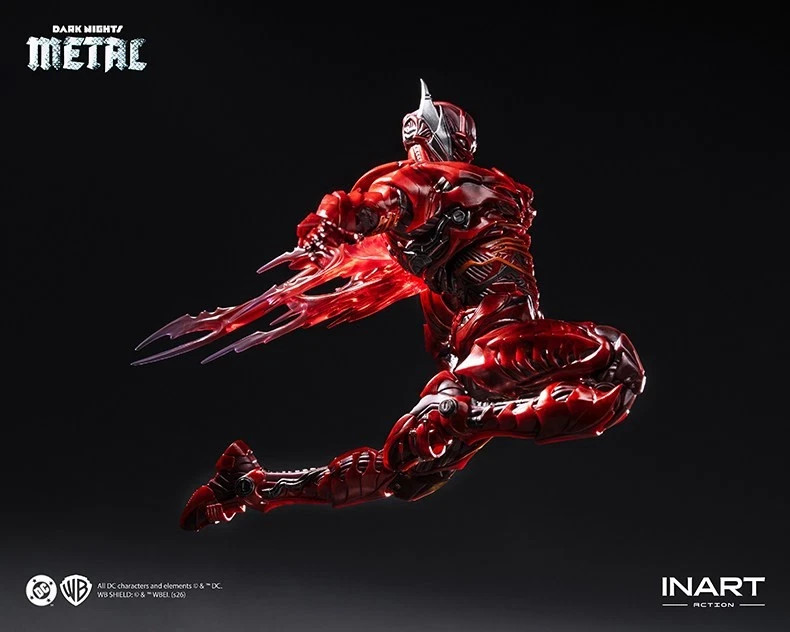INART MAG-C0001 1/12 Batman Dark Nights Metal Red Death Action Figure In Hand