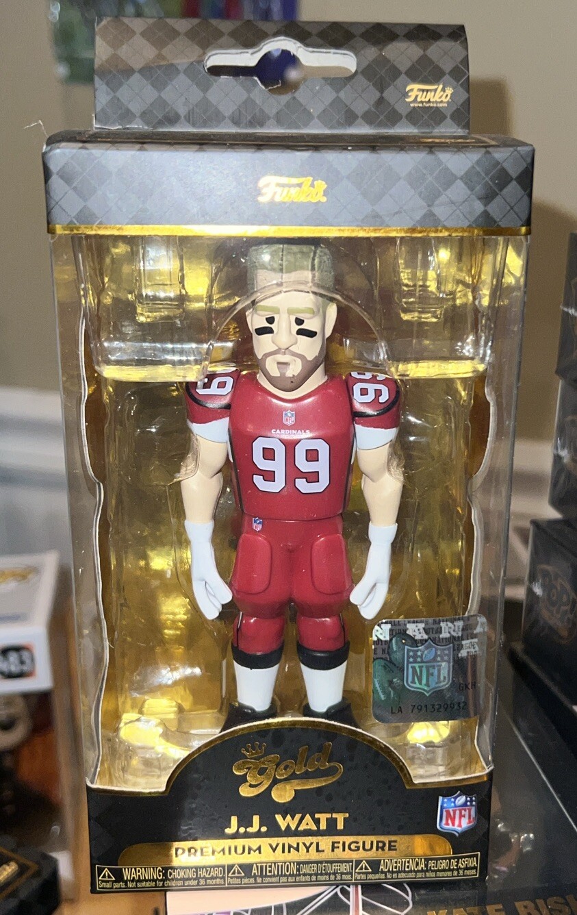 Funko Gold Premium Vinyl Figure – NFL – J.J. WATT (Red Arizona Cardinals Jersey)
