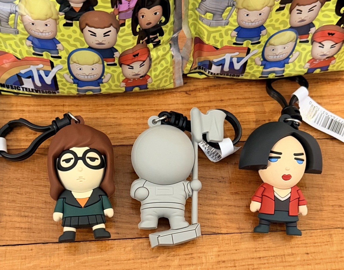 MTV Shows 3D Figural Foam Bag Clip – Blind Bag Pack Keychain Complete set