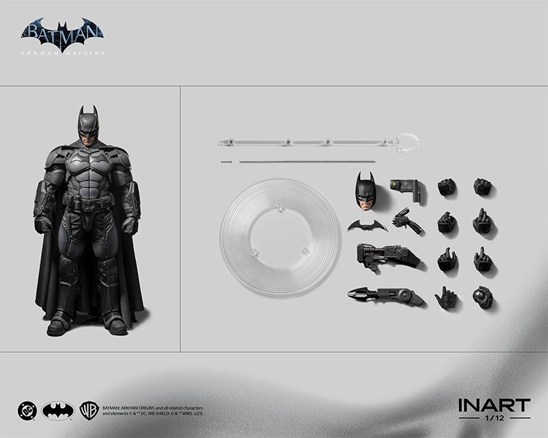 Inart 1/12 Batman Action Figure (Batman: Arkham Origins)