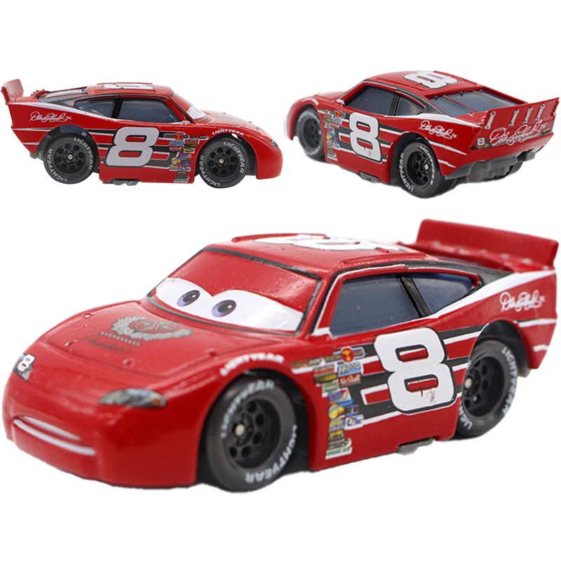 Disney Pixar Cars No.8 Dale Earnhard Jr Racer Diecast Model Cars 1:55 Kid Gifts