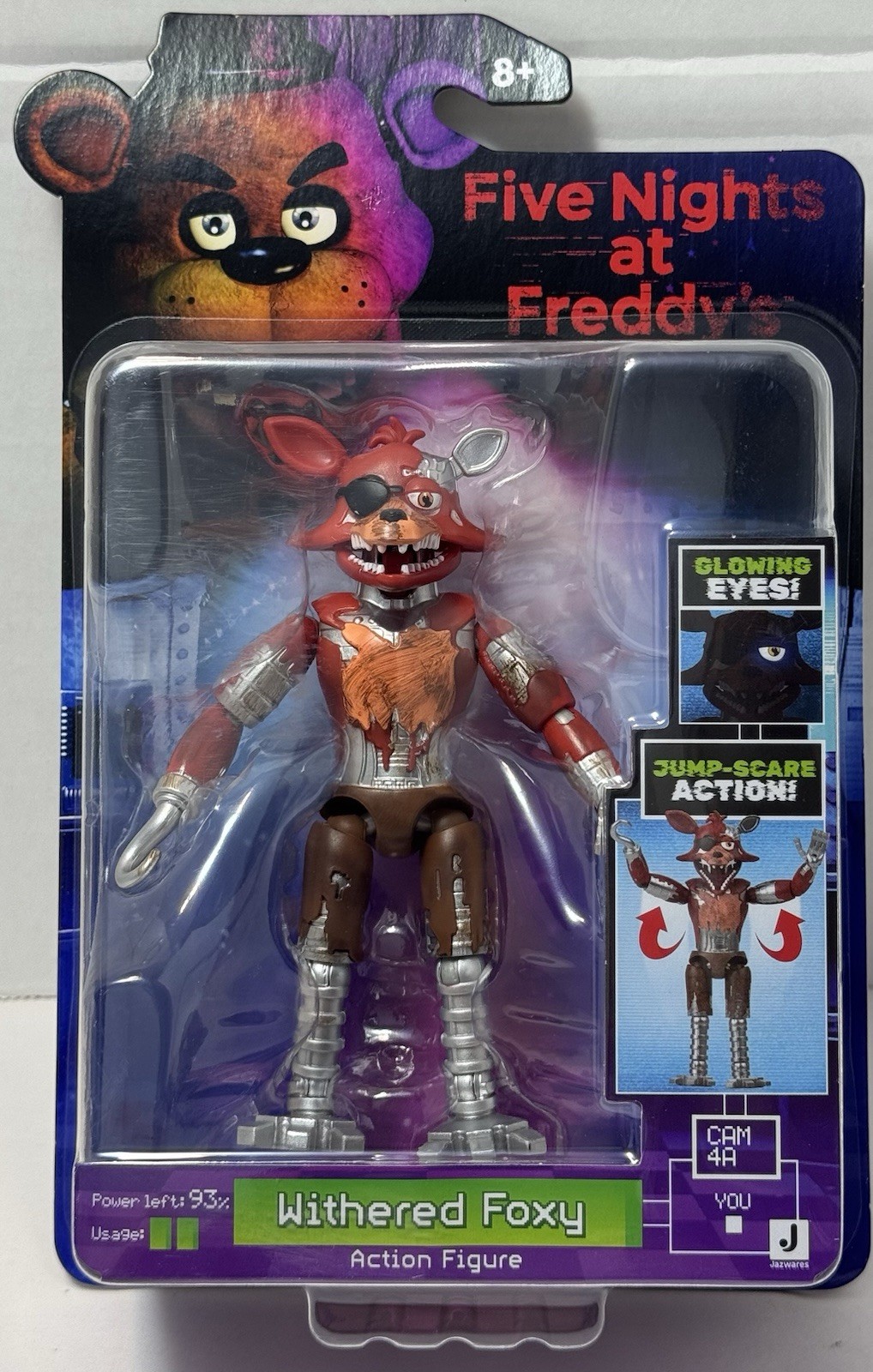 Five Nights at Freddy’s WITHERED FOXY 5″ Action Figure Jazwares FNAF
