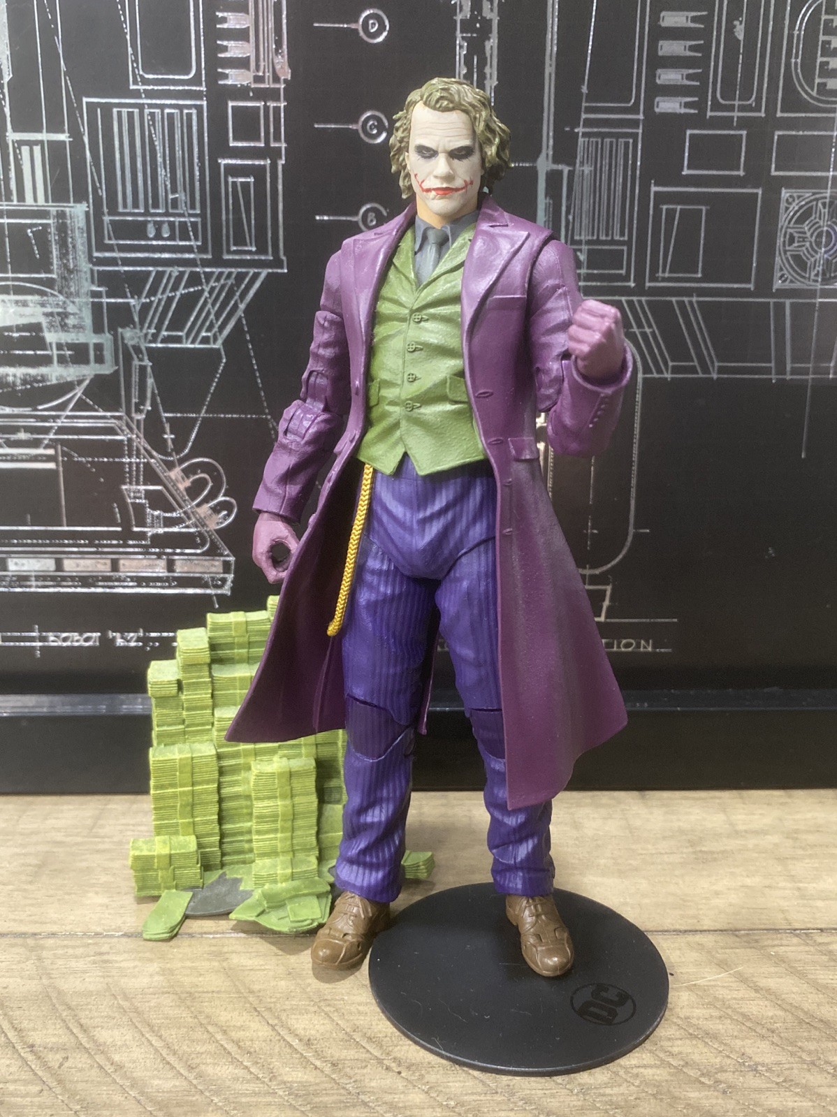 McFarlane JOKER Dark Knight Movie DC MULTIVERSE Heath Ledger 2023 7in.