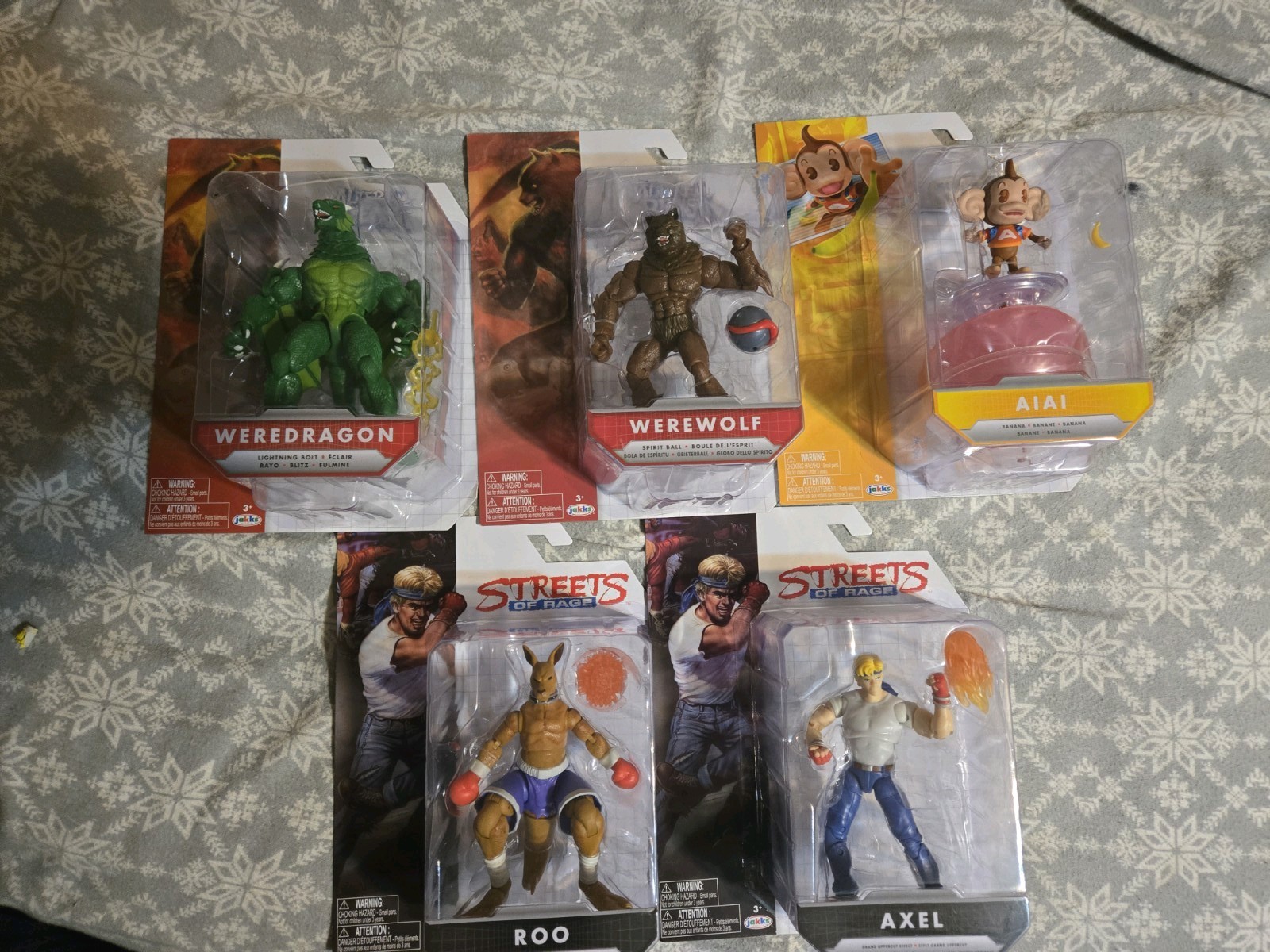JAKKS Pacific Video Game Action Figure Set Weredragon Werewolf AiAi Roo