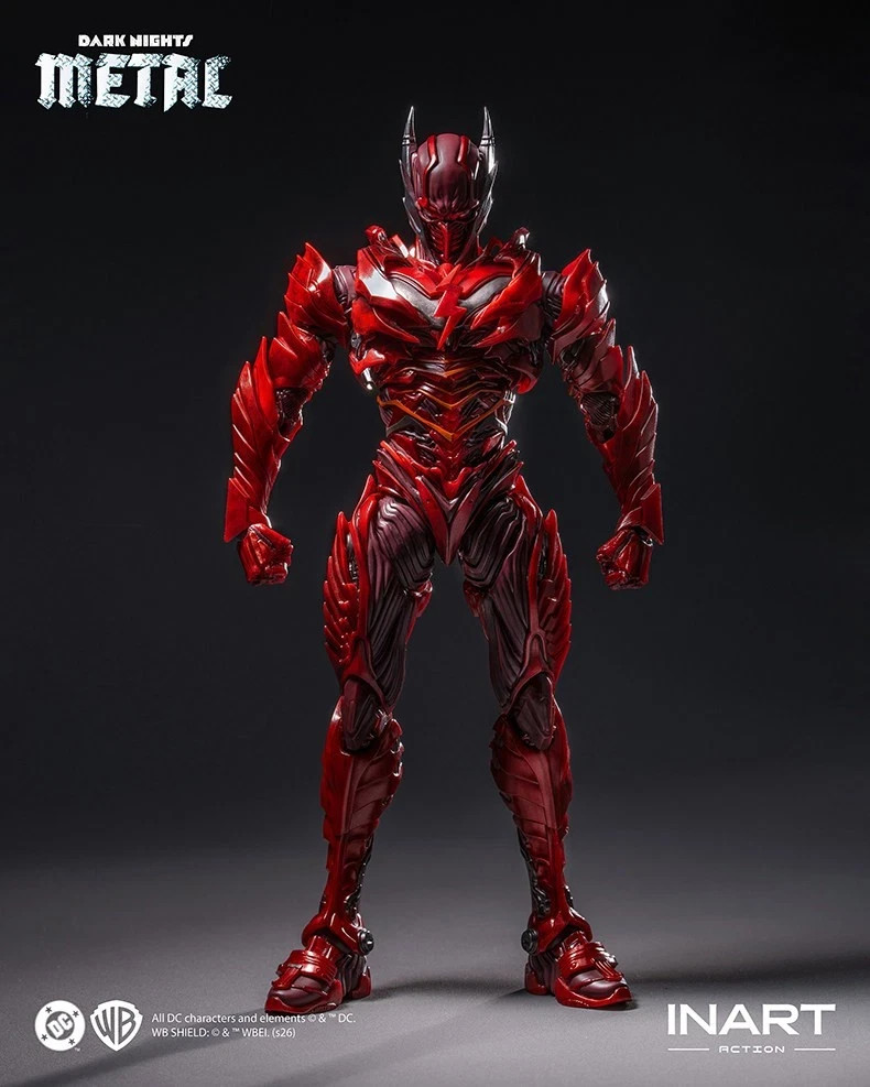 INART MAG-C0001 1/12 Batman Dark Nights Metal Red Death Action Figure In Hand