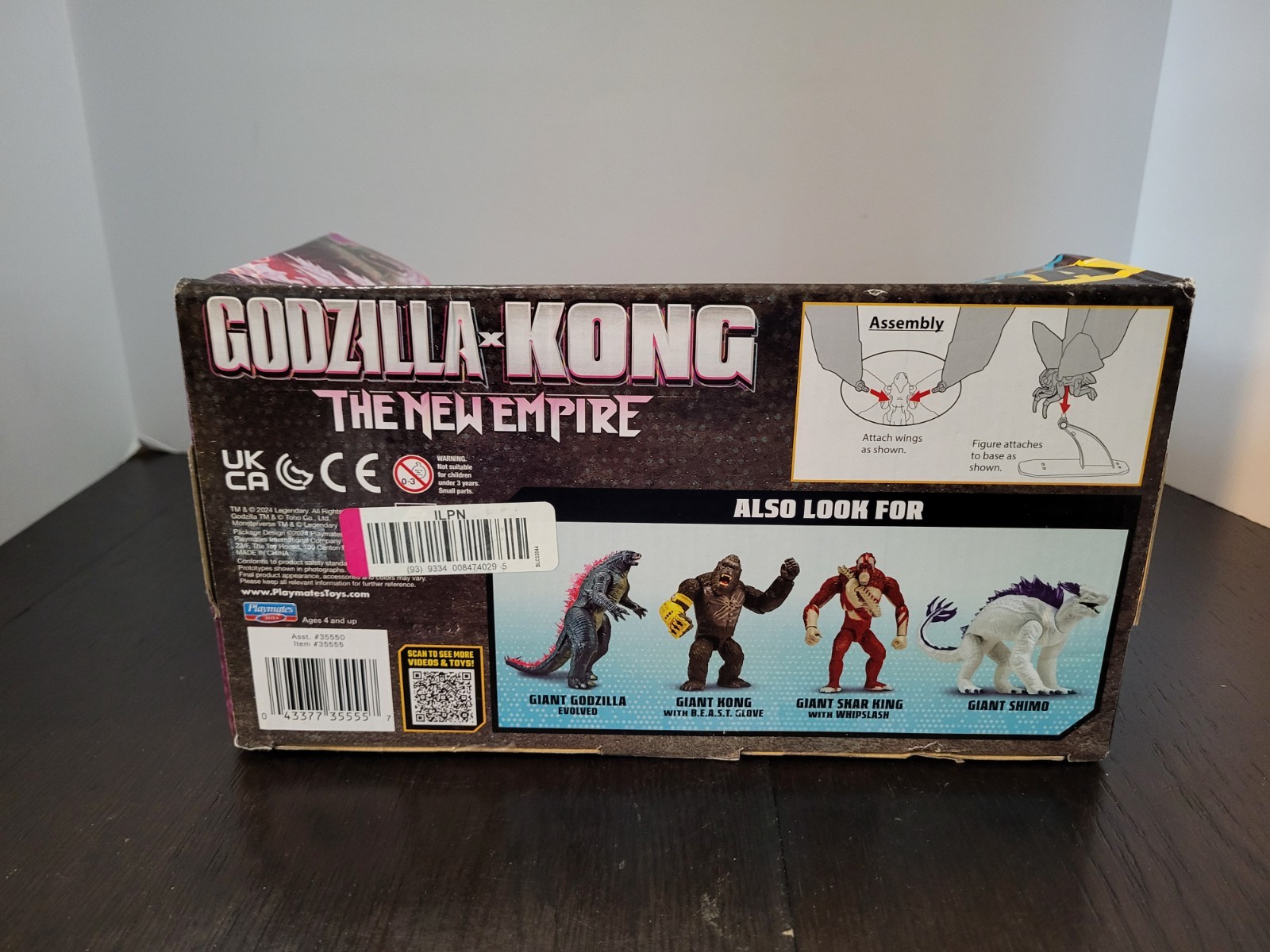 Giant Mothra New Empire MONSTERVERSE Playmates MOC NEW Sealed #2