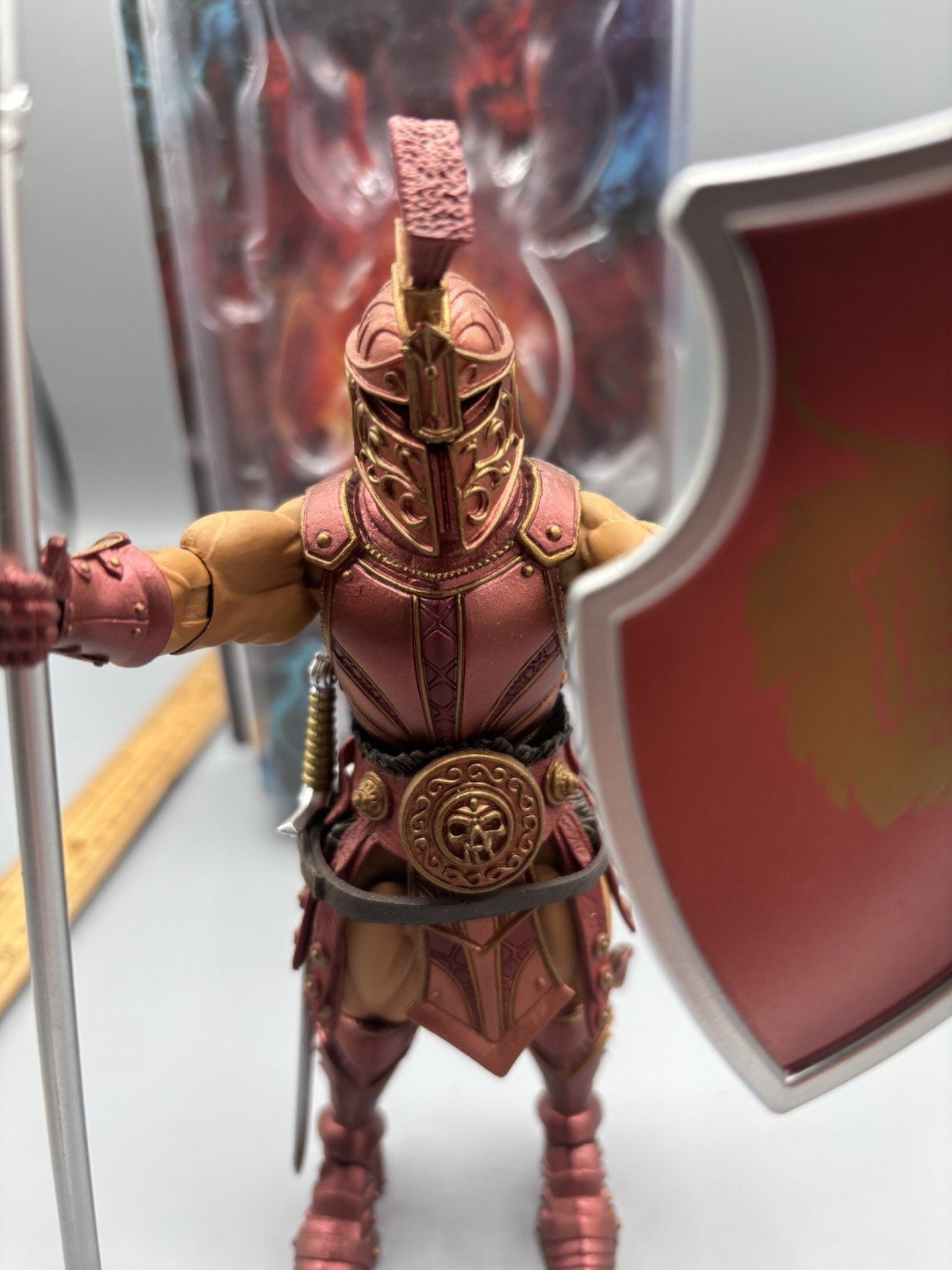 Mythic Legions Action Figure: Spartan Gladiator Vitus complete with box