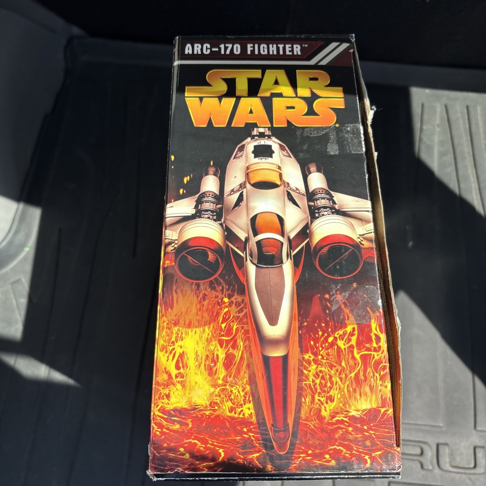 Hasbro Star Wars Revenge of The Sith ARC-170 Fighter Jet Open Box Missing Parts