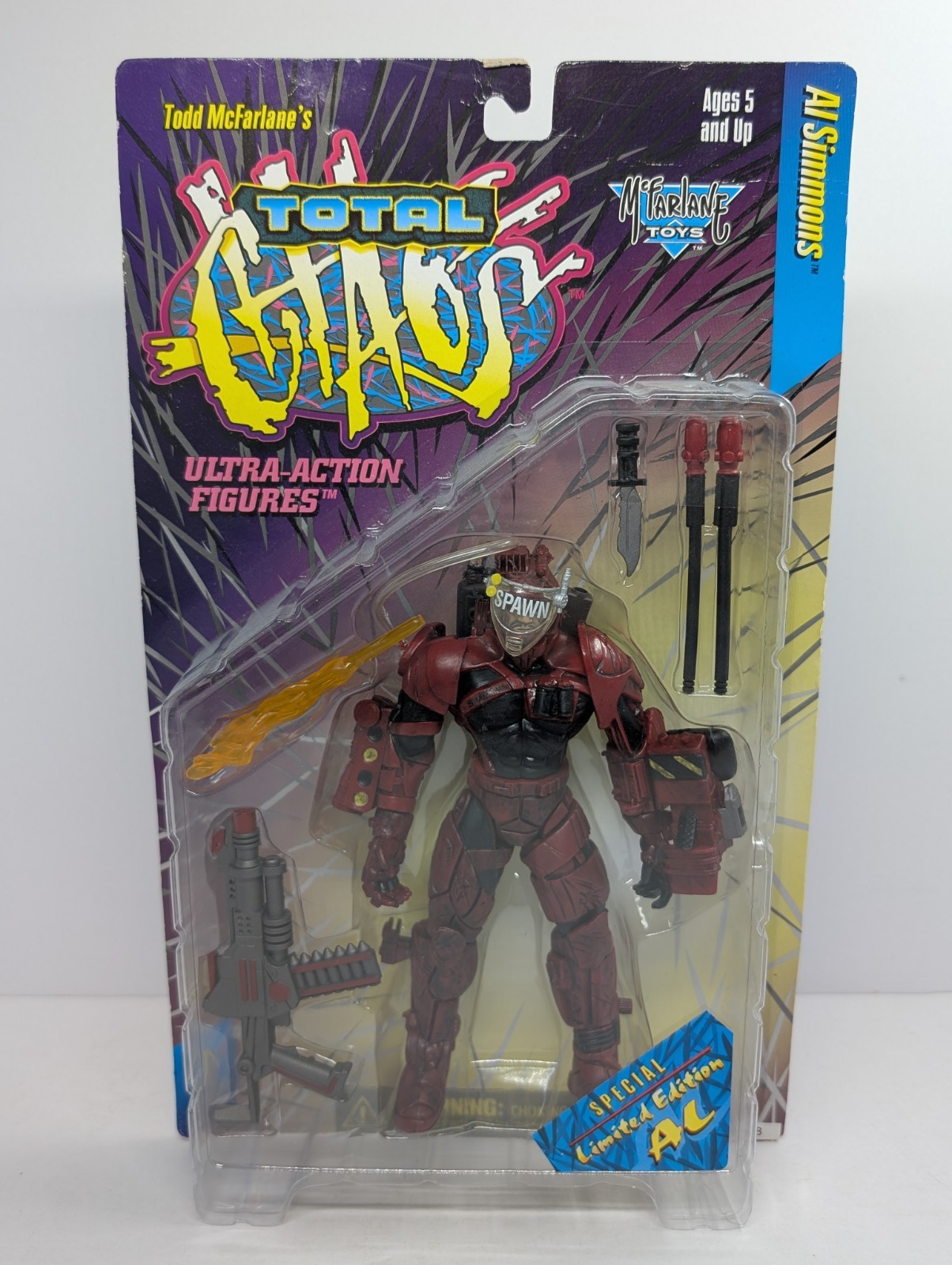 NEW McFarlane’s Total Chaos Special Limited Edition Al Simmons Action Figure A1