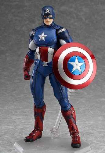 figma Avengers Captain America non-scale ABS & PVC painted action figure Japan