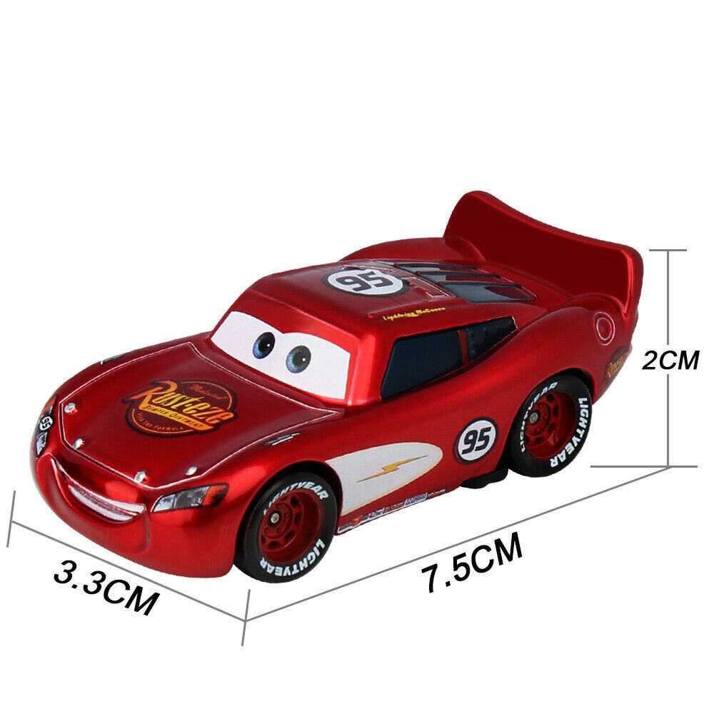 *Buy 3=1Free Disney Pixar Cars Lot Lightning McQueen 1:55 Diecast Model Toy Cars