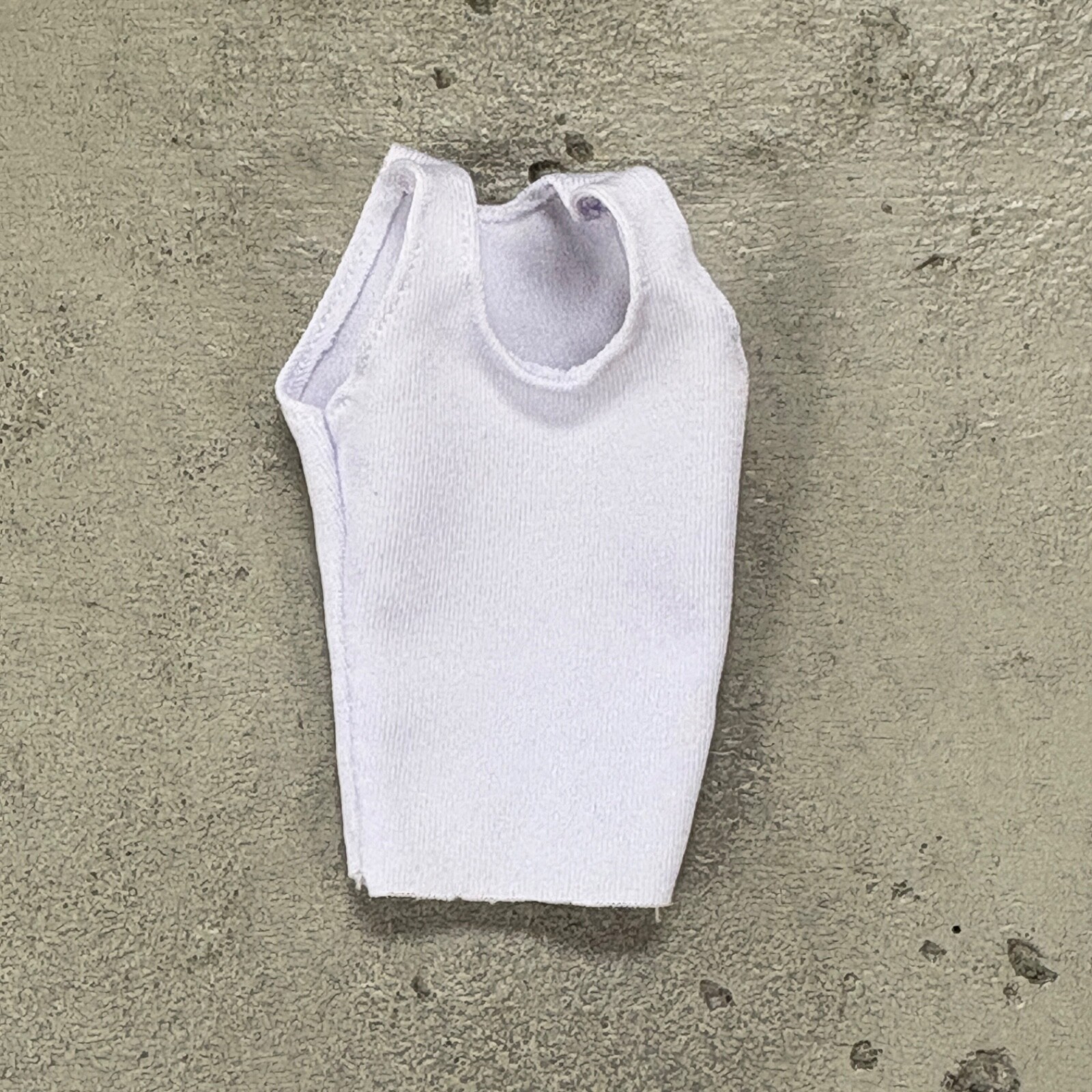 PB-AD-WTK: White tank top for Muff Toys 1/12 Adam Muscle Body