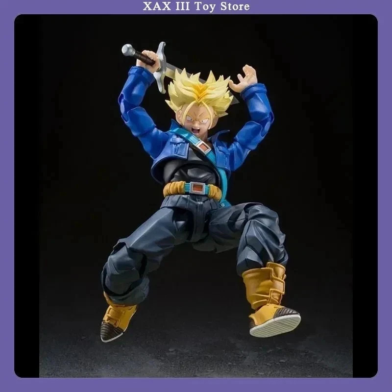 15cm Anime Dragon Ball Z Figures Shf Super Saiyan Trunks Future Boy Torankusu To