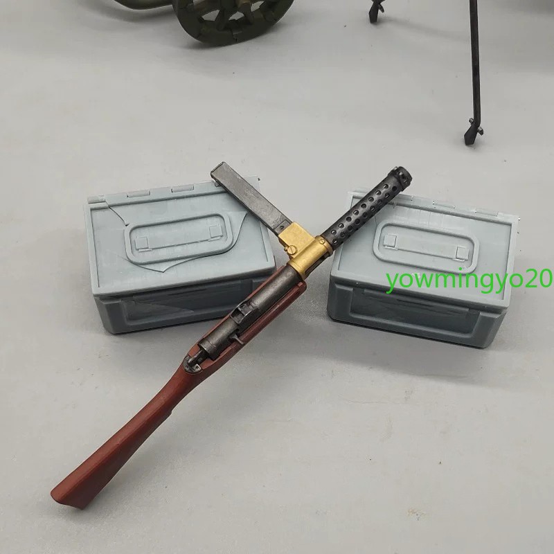 3D Printed Lanchester MKI Submachine Gun 1:6 Scale Military Collectible Toy Gift