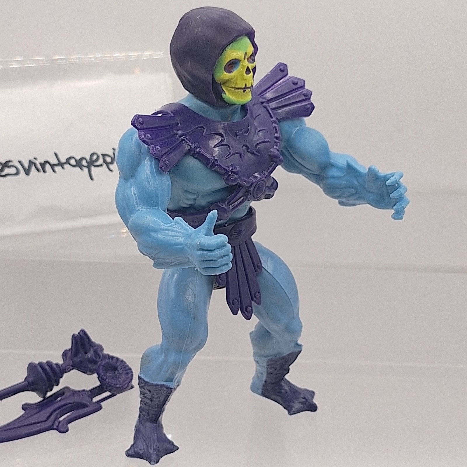 Vtg Half Boot SKELETOR Motu Masters Of The Universe He-Man Action Figure A-26