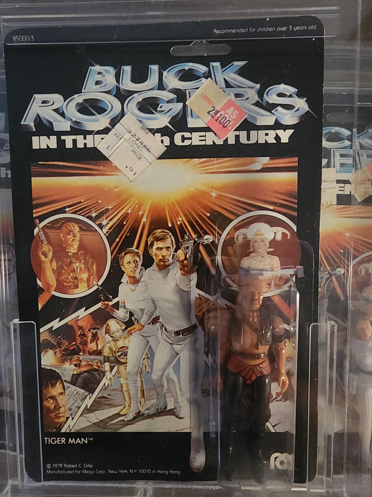 Mego Buck Rogers 1979 Carded Action Figure Set Complete With Custom Hawk..