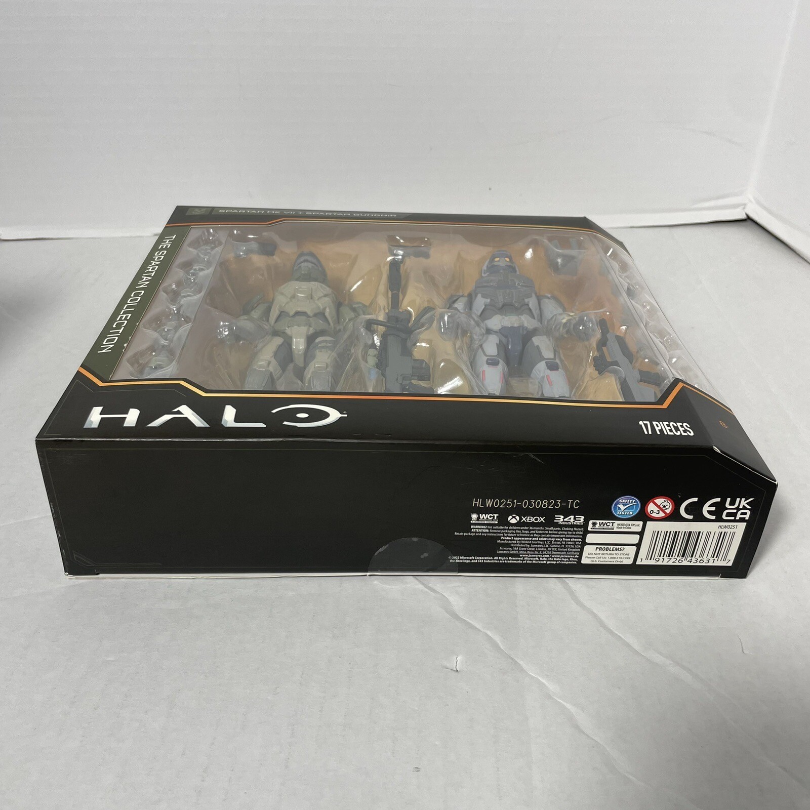 Halo The Spartan Collection Spartan MK VII & Gungnir Action Set NEW 100322WT