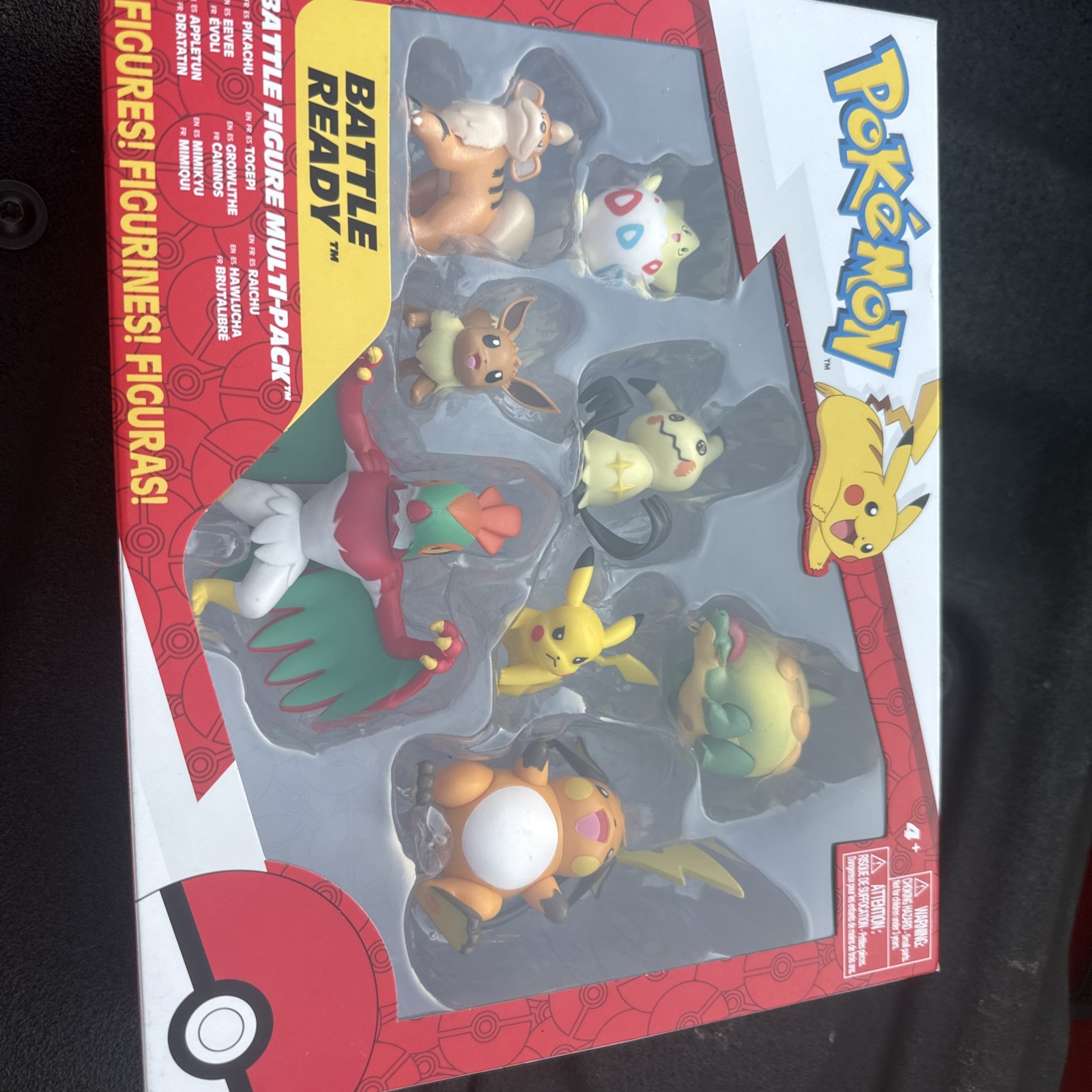 Pokemon 8 Figures Battle Ready Pack Pikachu Raichu Hawlucha NEW Jazwares 2022