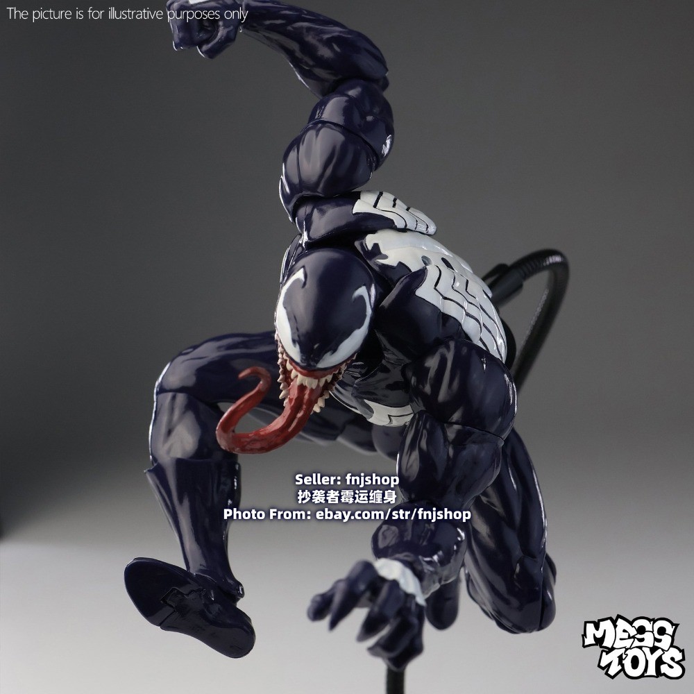 Mess Toys Venom Lethal Neighbor Spider-Man Symbiote 1/12 Action Figure US STOCK