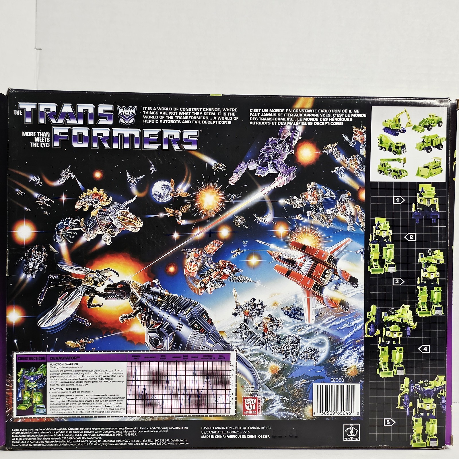 Transformers Vintage G1 Constructicon Devastator Walmart Exclusive COMPLETE Open