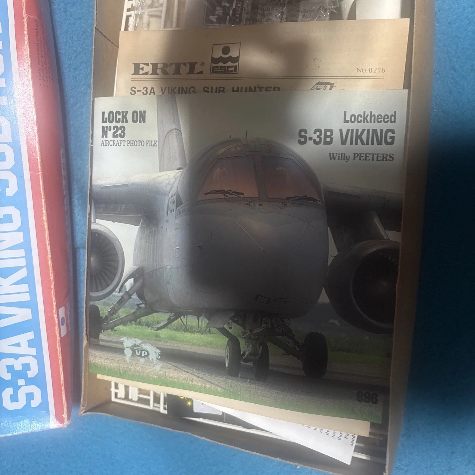 S-3A Viking Sub Hunter Plane 1/48 Scale ERTL Model Kit NEW MIB Sealed