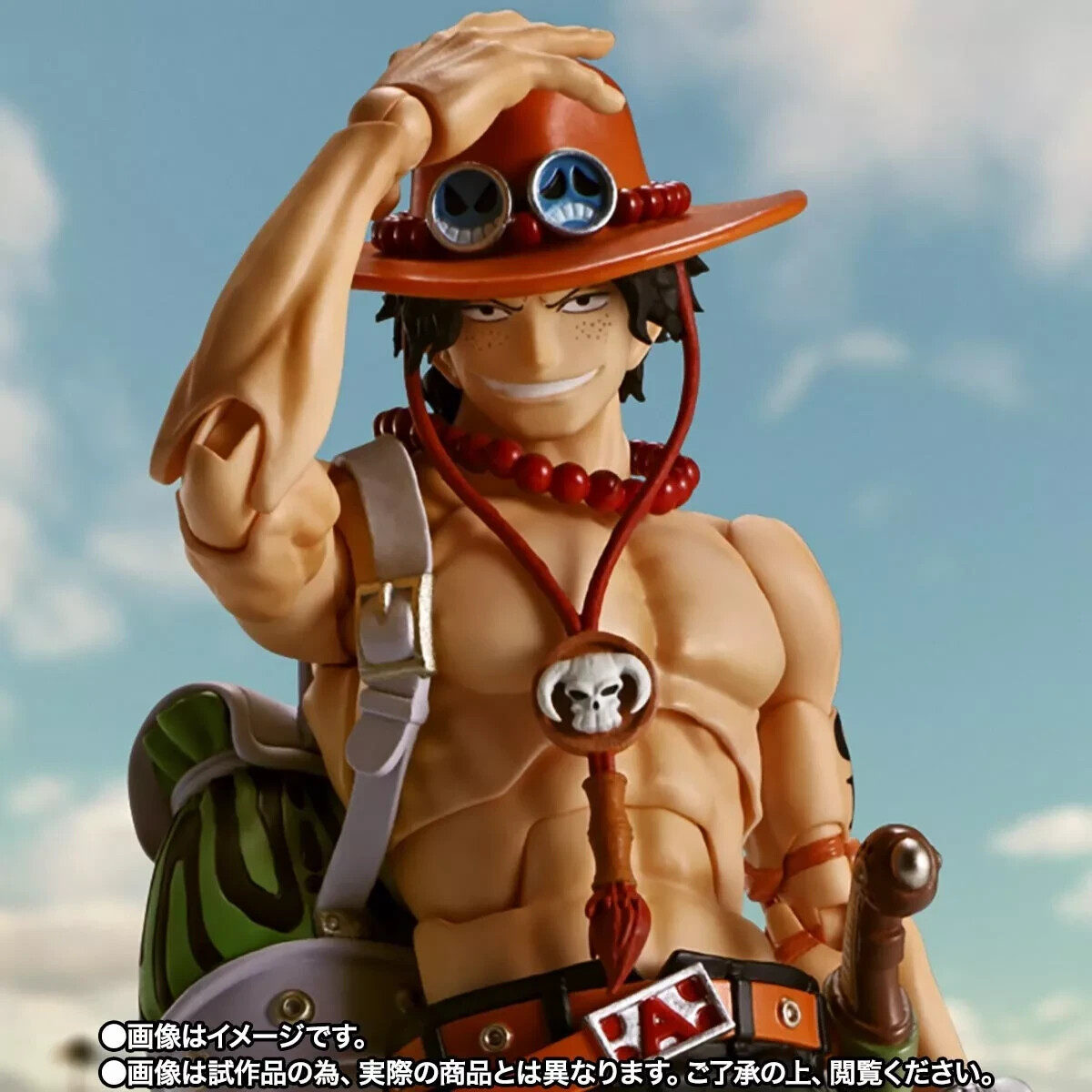 Bandai One Piece S.H.Figuarts Portgas D. Ace Fire Fist Action Figure SHF Toy New