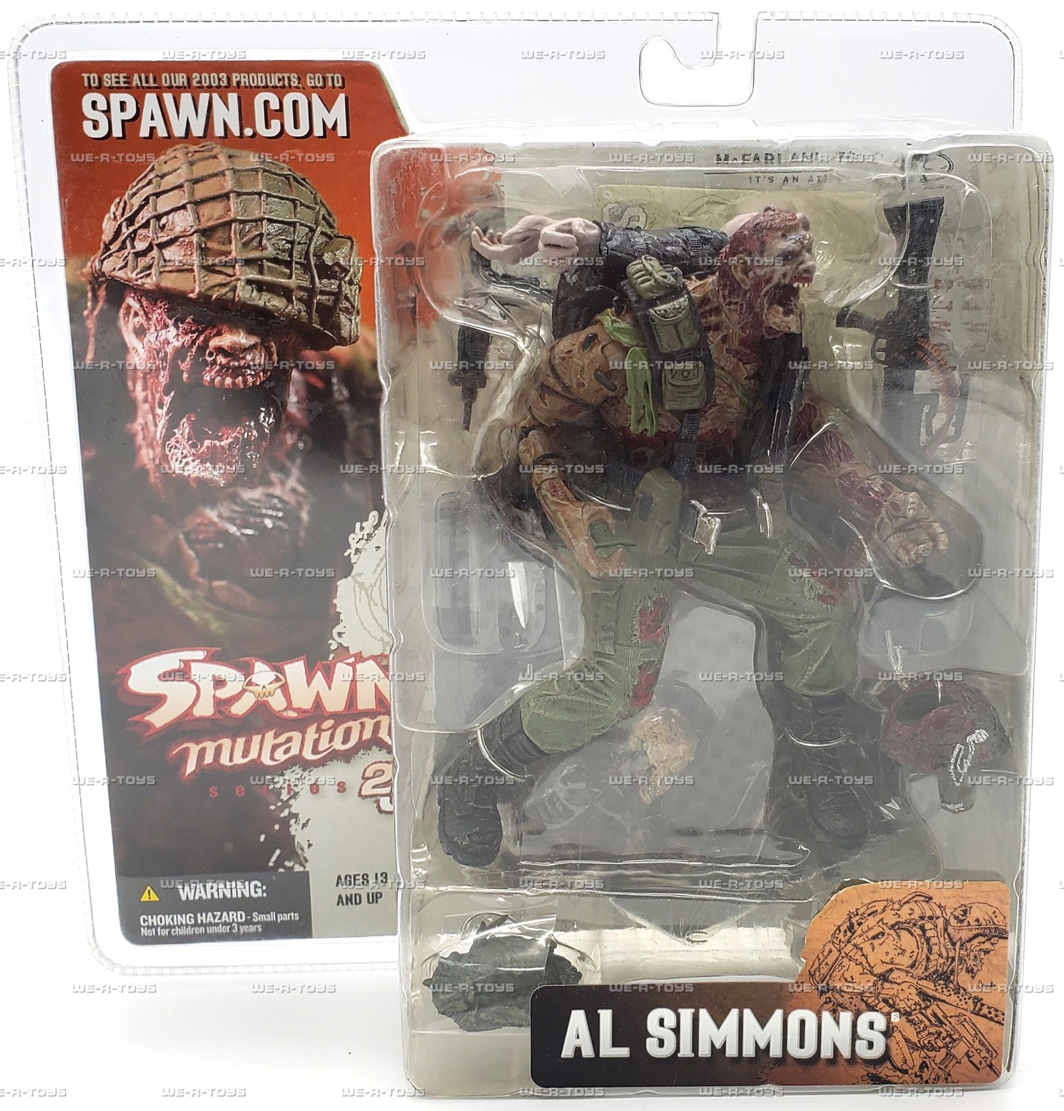 Al Simmons Action Figure Spawn Mutations Series 23 McFarlane Toys 2003
