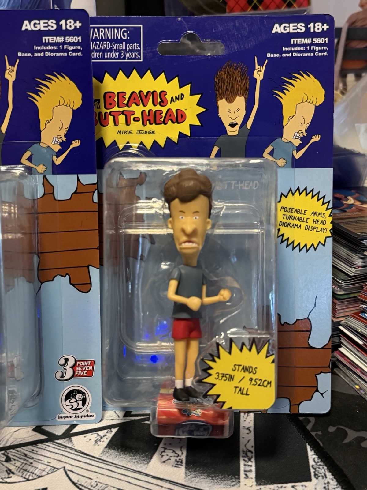Beavis and Butt-Head 3.75” Figure Set Super Impulse 2023 MTV Mike Judge MOC