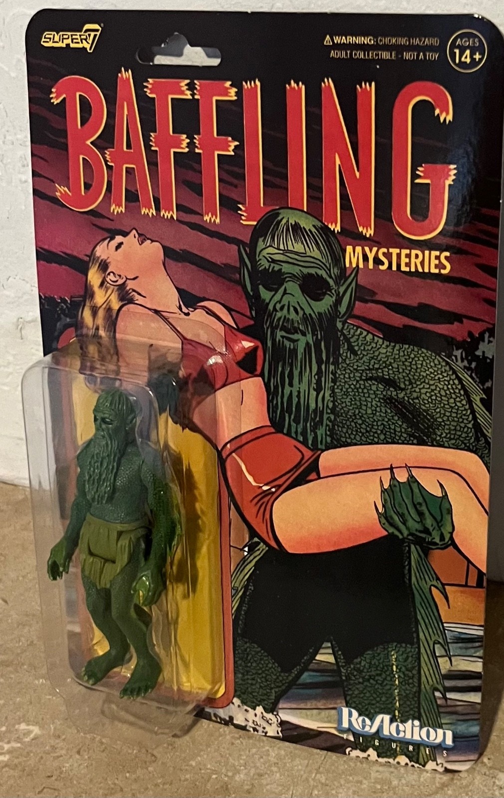 Baffling Horror Comics Seaweed Monster Super 7 Reaction Figure