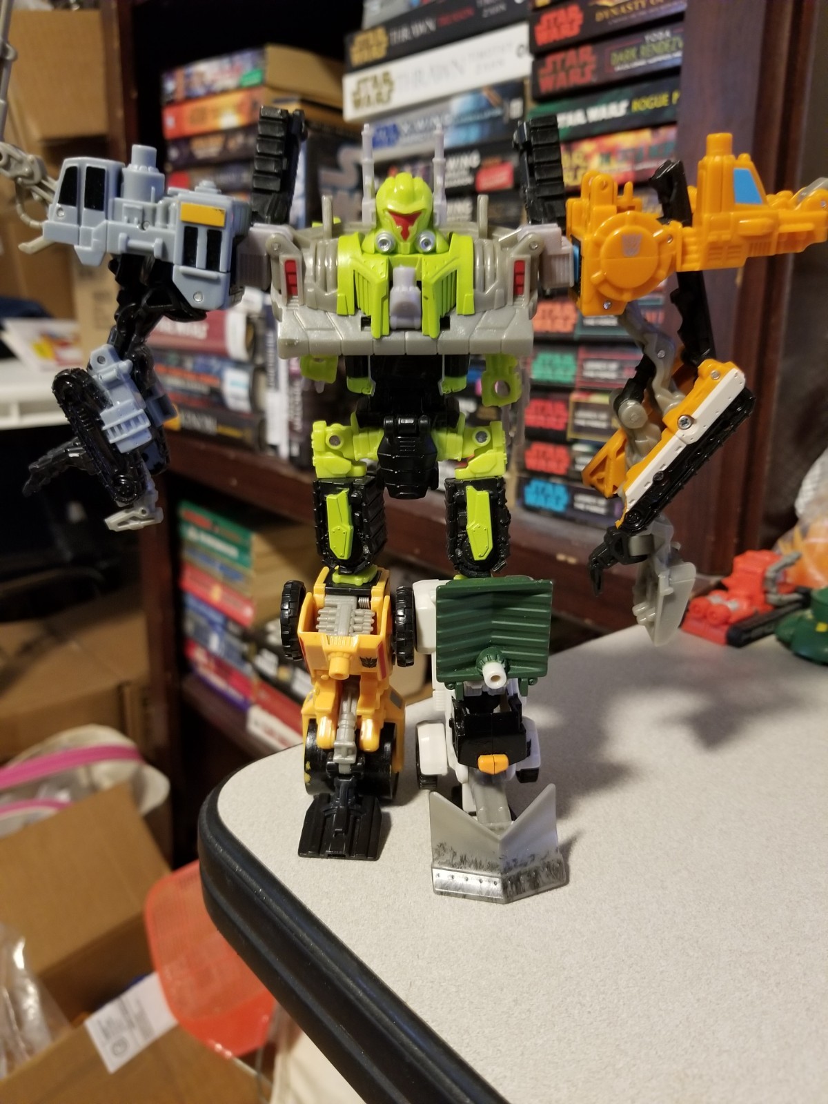 Transformers Power Core Combiner Steamhammer & Constructicons Complete