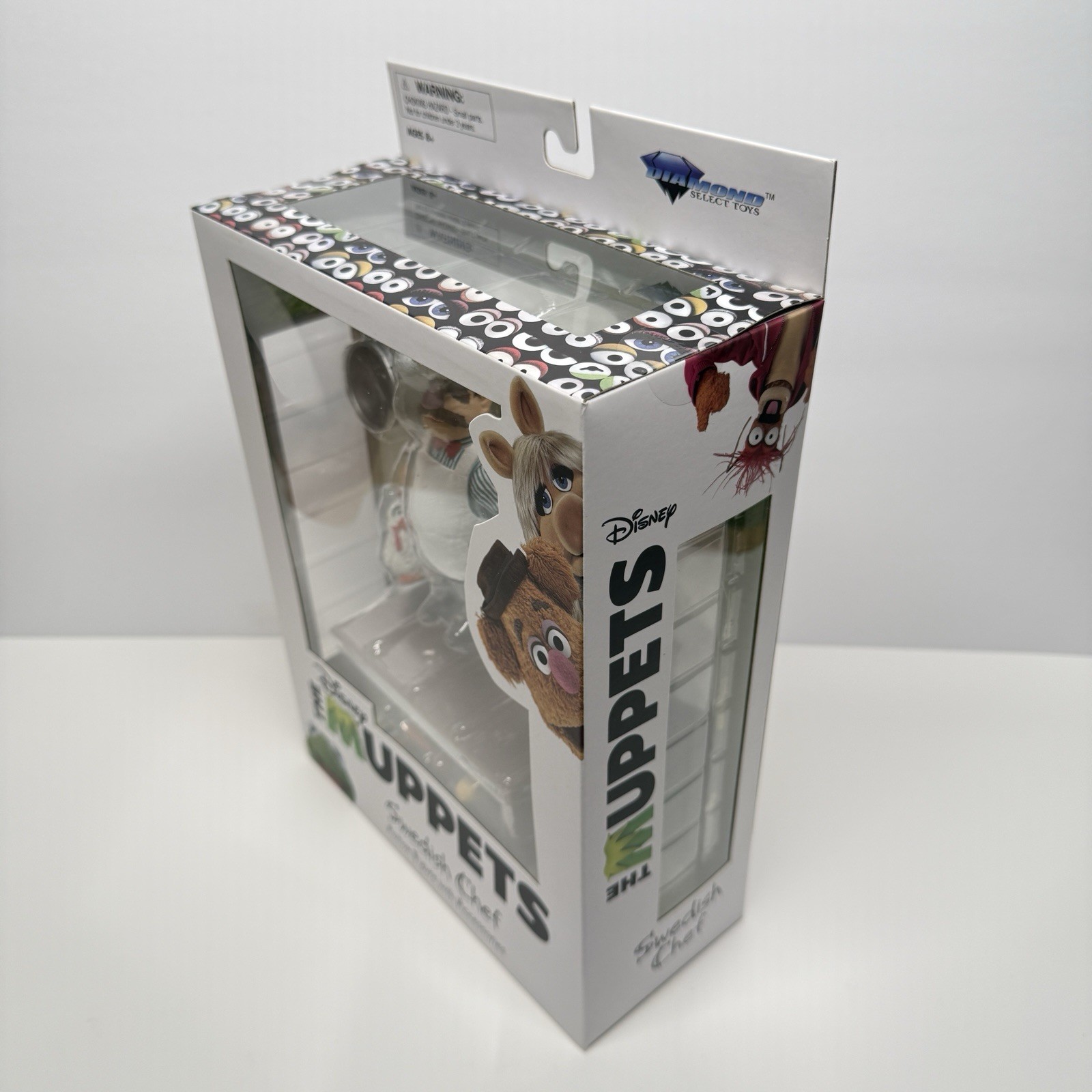 NEW Diamond Select Toys The Muppets SWEDISH CHEF Action Figure & Accessories