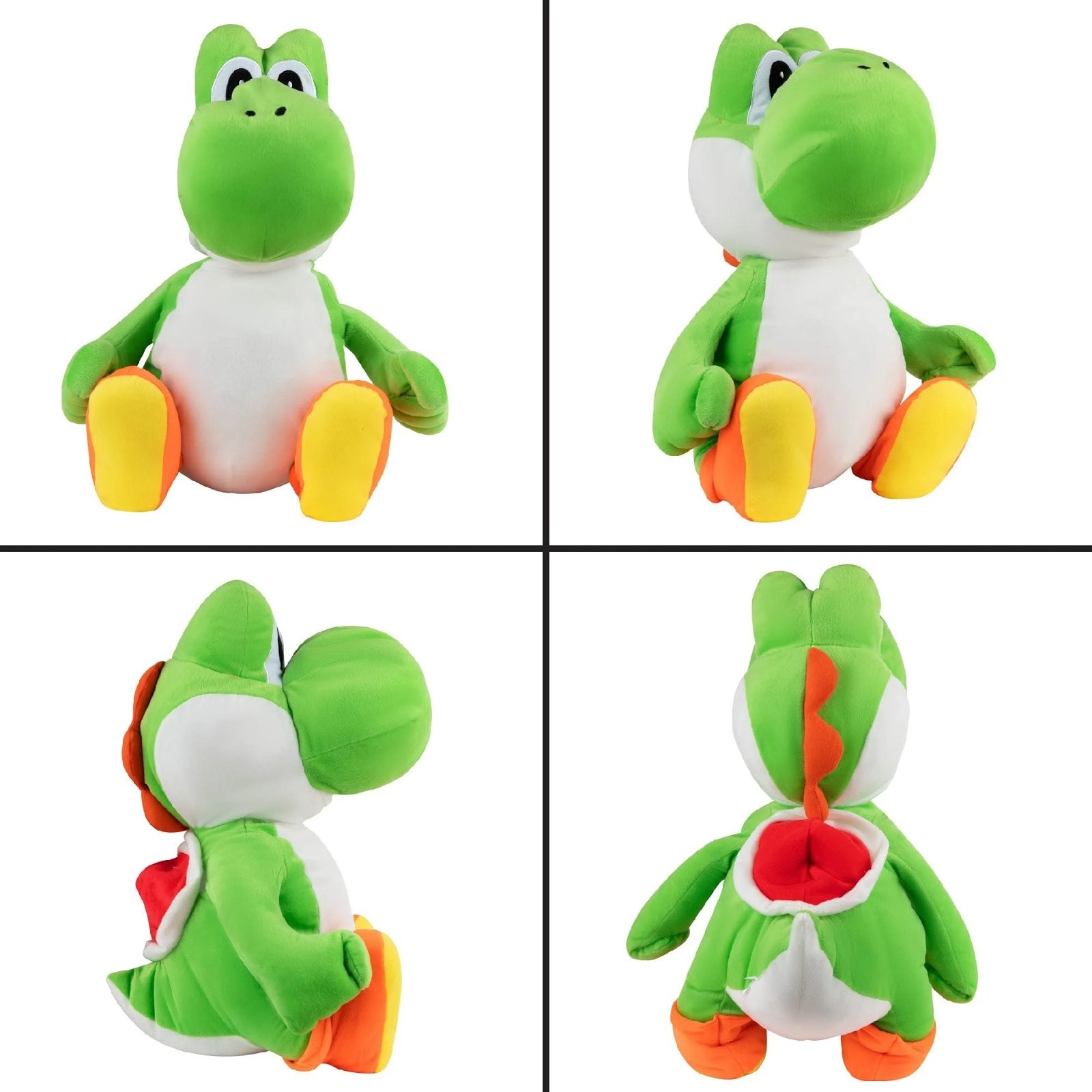 Nintendo Super Mario Yoshi Large Super Soft Plush Cuddle Pillow Buddy 20″