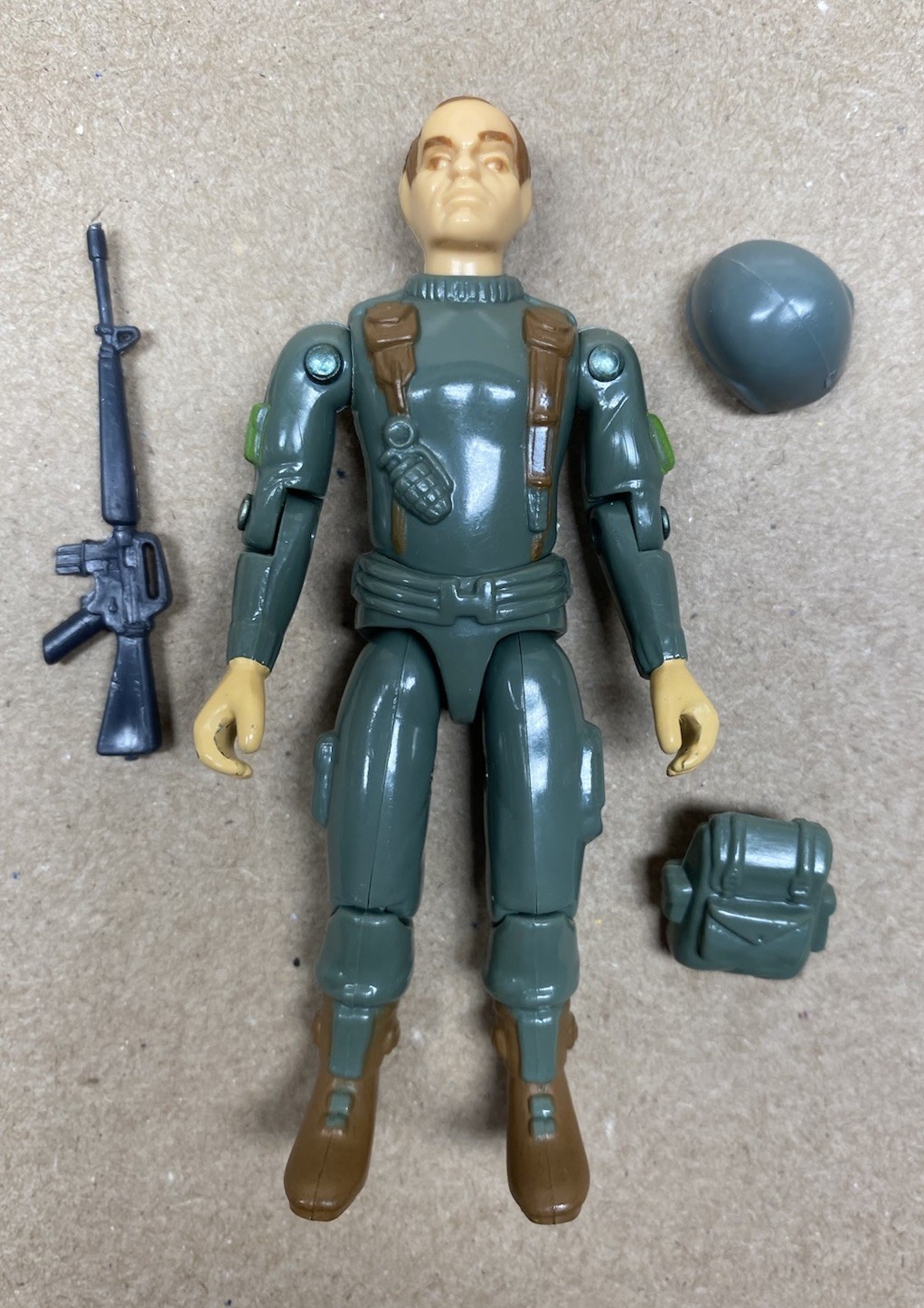 GI Joe 1982 Grunt V1 Straight Arm Complete Clean & Tight! Vintage Hasbro ARAH