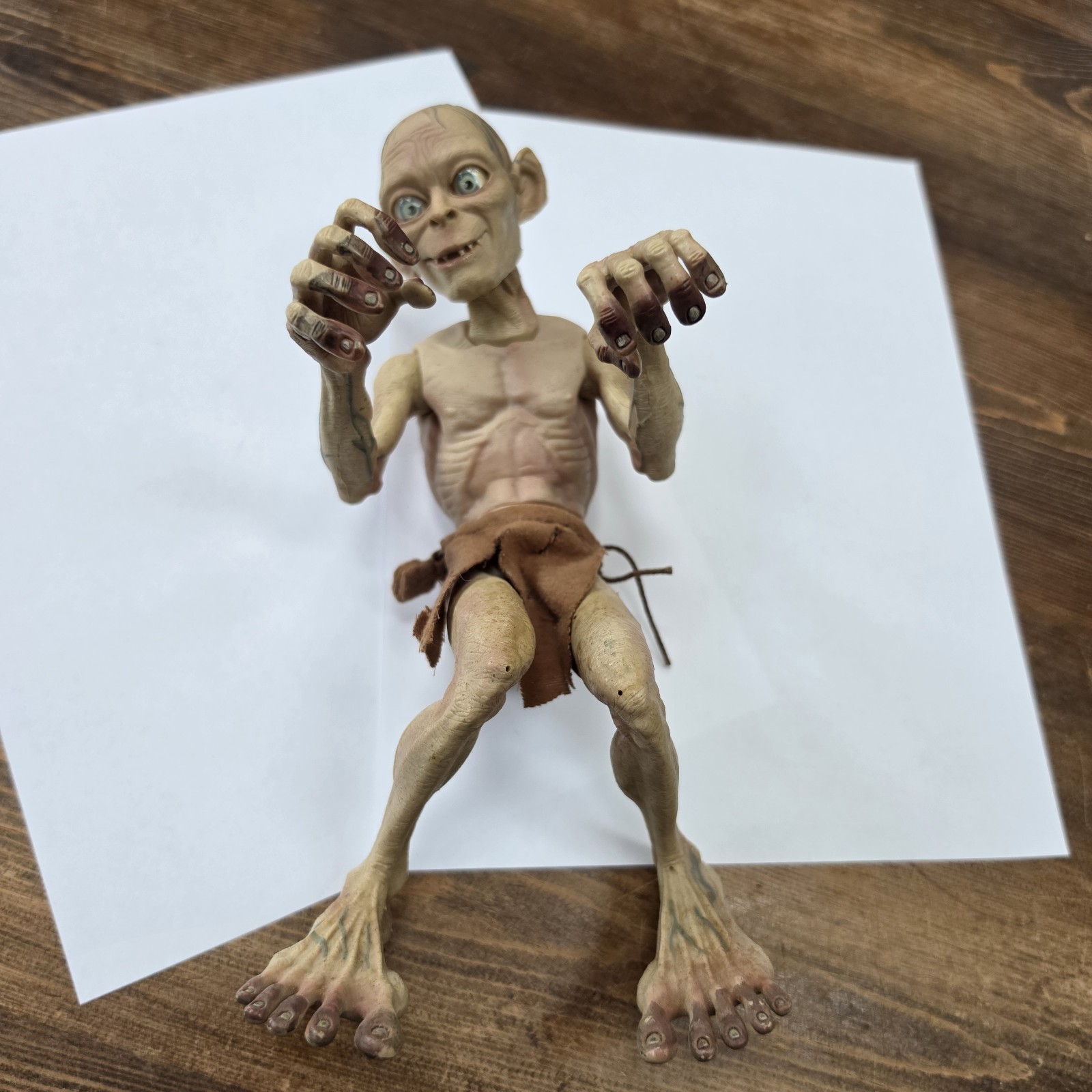 2003 Gollum Action Figure 10″ Hobbit Lord Of The Rings Movies Marvel Smaegol