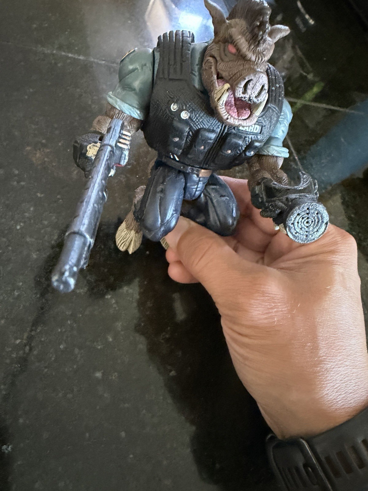Duke Nukem Pig Cop 1997 Action Figure ReSaurus 3D Realms W/ Removable Ships Fast