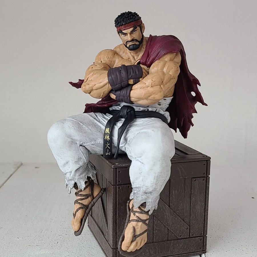 14cm Street Fighter 6 Anime Game Figure Ryu Action Figure Noodle Stopper Ryu Fig